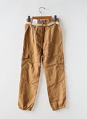 Pantalon cargo resserrée sur le bas taille ajustable beige MAYORAL fille