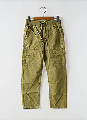 Pantalon cargo slim taille élastique vert MAYORAL garcon