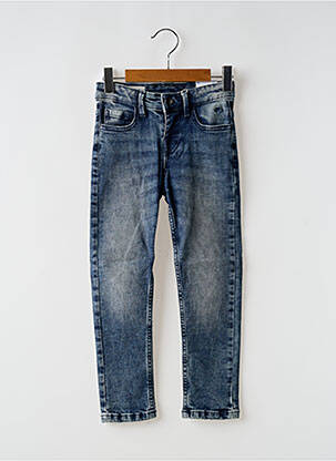 Jeans skinny stretch taille ajustable bleu MAYORAL garcon