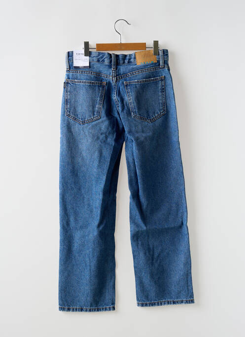 Jeans coupe droite stretch taille ajustable bleu TIFFOSI fille