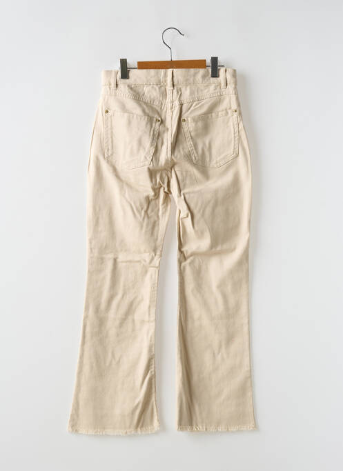 Pantalon flare stretch taille ajustable beige MAYORAL fille