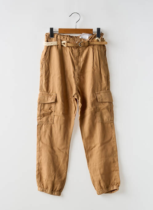 Pantalon cargo resserrée sur le bas taille ajustable beige MAYORAL fille