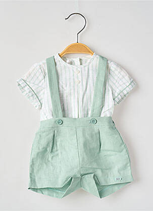 Ensemble pantalon type de haut t-shirt vert MAYORAL fille