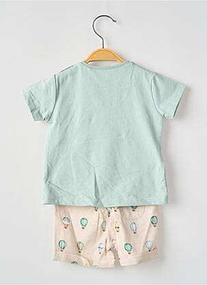 Ensemble short coupe droite vert MAYORAL fille