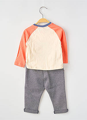 Ensemble pantalon poches orange BOBOLI garcon