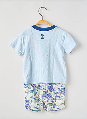 Ensemble short poches bleu NOPPIES garçon