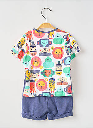 Ensemble short poches bleu BOBOLI garçon
