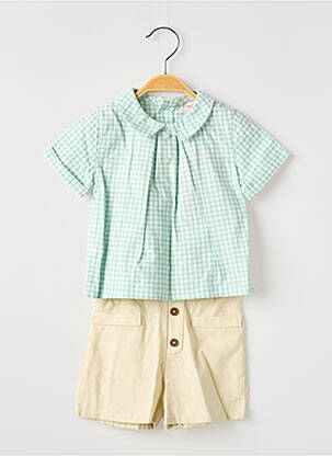 Ensemble short vert BOBOLI enfant