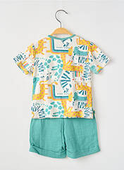 Ensemble short vert BOBOLI pour garçon seconde vue