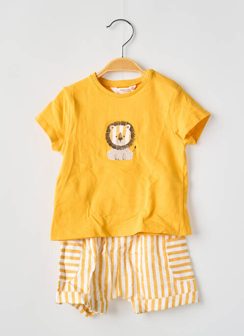 Ensemble short poches jaune MAYORAL garcon