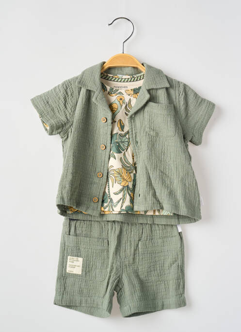 Ensemble short poches vert NOPPIES garcon