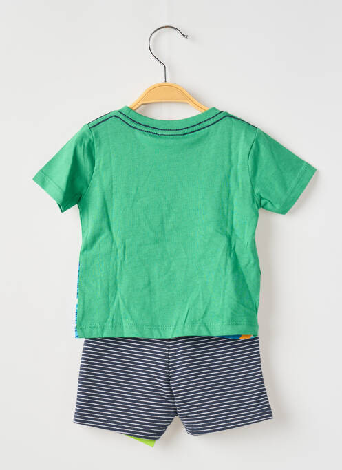 Ensemble short vert BOBOLI garçon