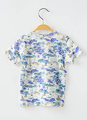 T-shirt coupe droite manches courtes blanc NOPPIES garçon