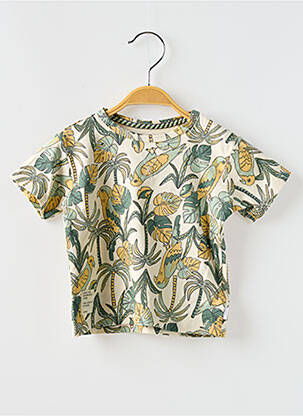 T-shirt coupe droite manches courtes beige NOPPIES garcon