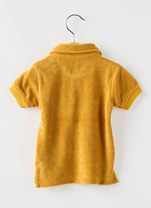 Polo coupe droite manches courtes jaune NOPPIES garcon
