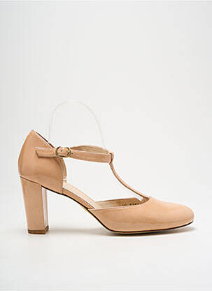 Escarpins fermeture boucle(s) talon de 7 à 9cm beige GADEA femme