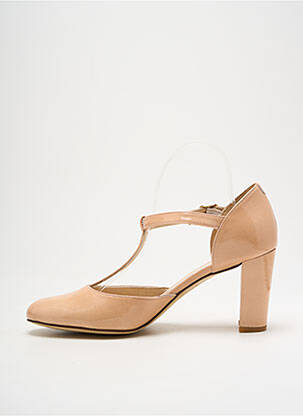 Escarpins fermeture boucle(s) talon de 7 à 9cm beige GADEA femme