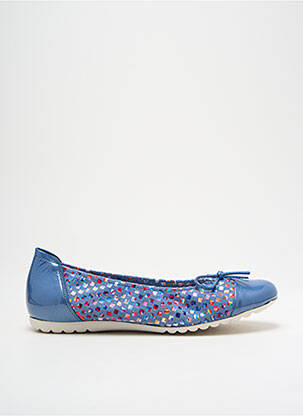 Ballerines matière lisse talon plat jusqu'à 3cm bleu SABRINAS femme