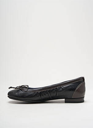 Ballerines matière lisse talon plat jusqu'à 3cm noir SIOUX femme