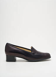 Mocassins matière lisse talon de 4 à 6cm marron MARCO femme
