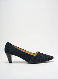 Escarpins tissage satiné talon de 4 à 6cm noir GABOR femme