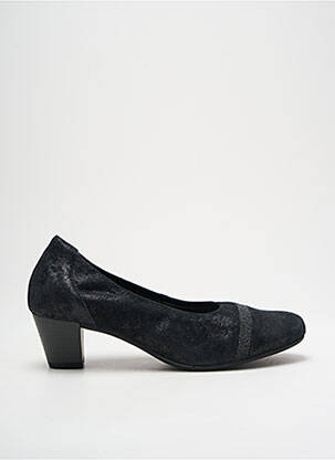 Escarpins nubuck talon de 4 à 6cm noir GABOR femme