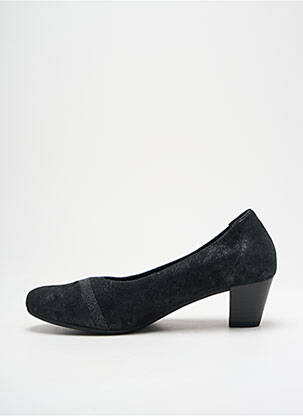 Escarpins nubuck talon de 4 à 6cm noir GABOR femme