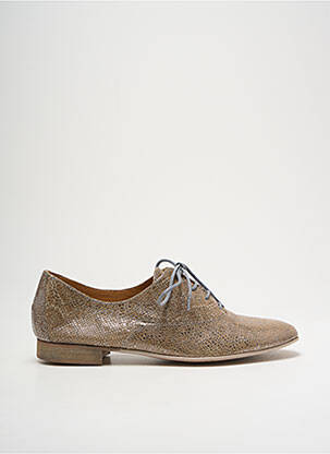 Derbies impression talon plat jusqu'à 3cm beige KARSTON femme