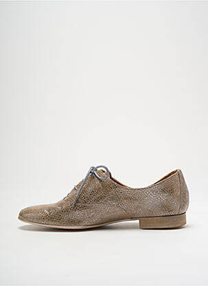 Derbies impression talon plat jusqu'à 3cm beige KARSTON femme