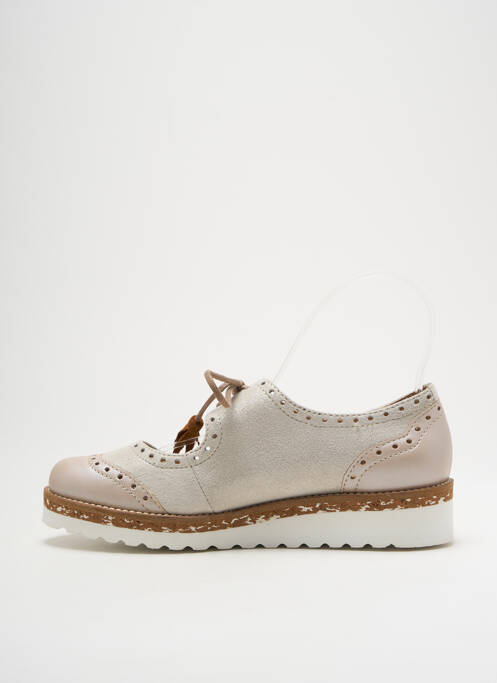 Derbies argent PINTO DI BLU pour femme