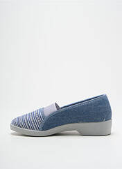 Chaussons/Pantoufles bleu FARGEOT pour femme seconde vue