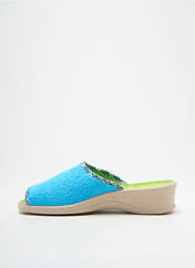 Chaussons/Pantoufles bleu FARGEOT pour femme seconde vue