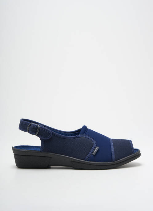 Chaussons/Pantoufles bleu FARGEOT pour femme