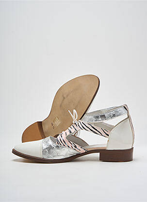 Derbies bout pointu talon plat jusqu'à 3cm argent REGARD femme