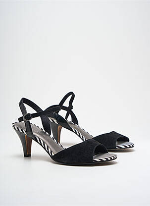 Sandales/nu pieds matière lisse talon de 4 à 6cm noir TAMARIS femme