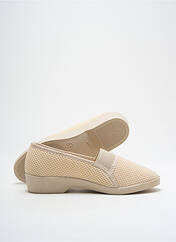 Chaussons/Pantoufles beige FARGEOT pour femme seconde vue