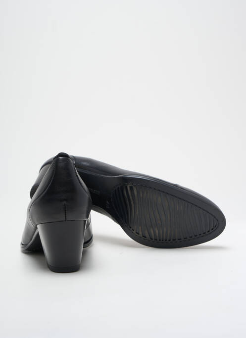 Escarpins tissage satiné talon de 4 à 6cm noir ARA femme