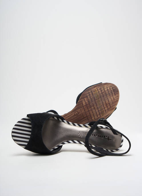 Sandales/Nu pieds noir TAMARIS pour femme