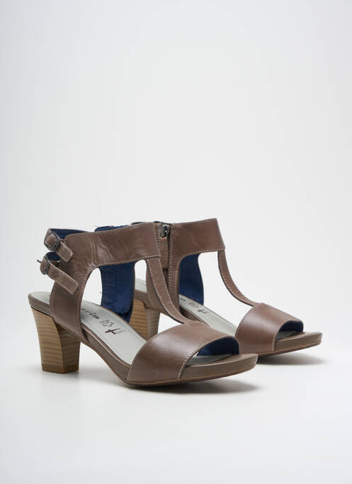 Sandales/Nu pieds marron TAMARIS pour femme