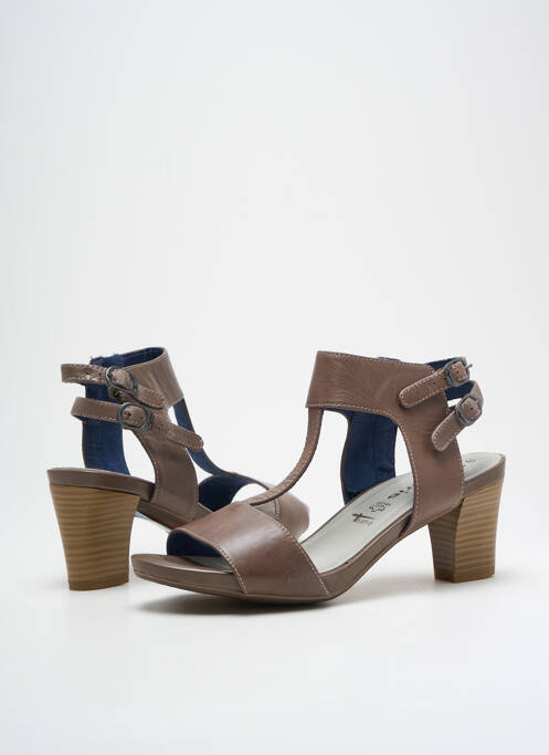 Sandales/Nu pieds marron TAMARIS pour femme