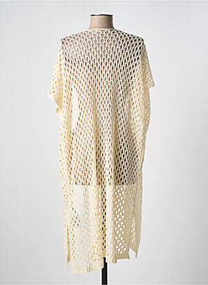 Gilet manches courtes coupe droite beige CREAM femme