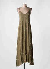 Robe longue vert GOA pour femme seconde vue