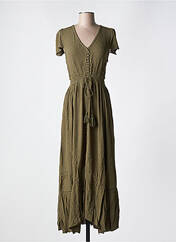 Robe longue vert GOA pour femme seconde vue