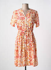 Robe mi-longue orange CREAM pour femme seconde vue