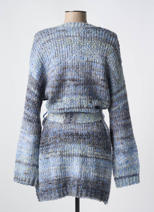 Gilet manches longues bleu CREAM femme