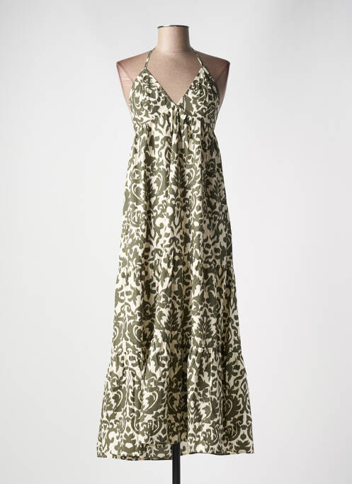 Robe longue vert GOA pour femme