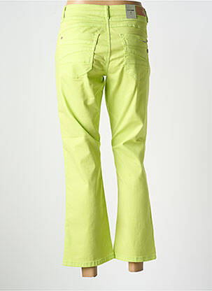 Pantalon 7/8 stretch taille normale vert CREAM femme