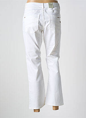 Pantalon 7/8 stretch taille normale blanc CREAM femme