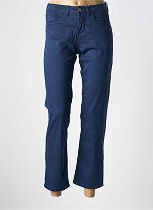 Pantalon 7/8 stretch taille normale bleu CREAM femme