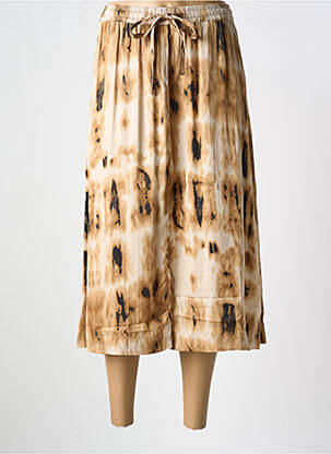 Jupe mi-longue taille normale beige CREAM femme